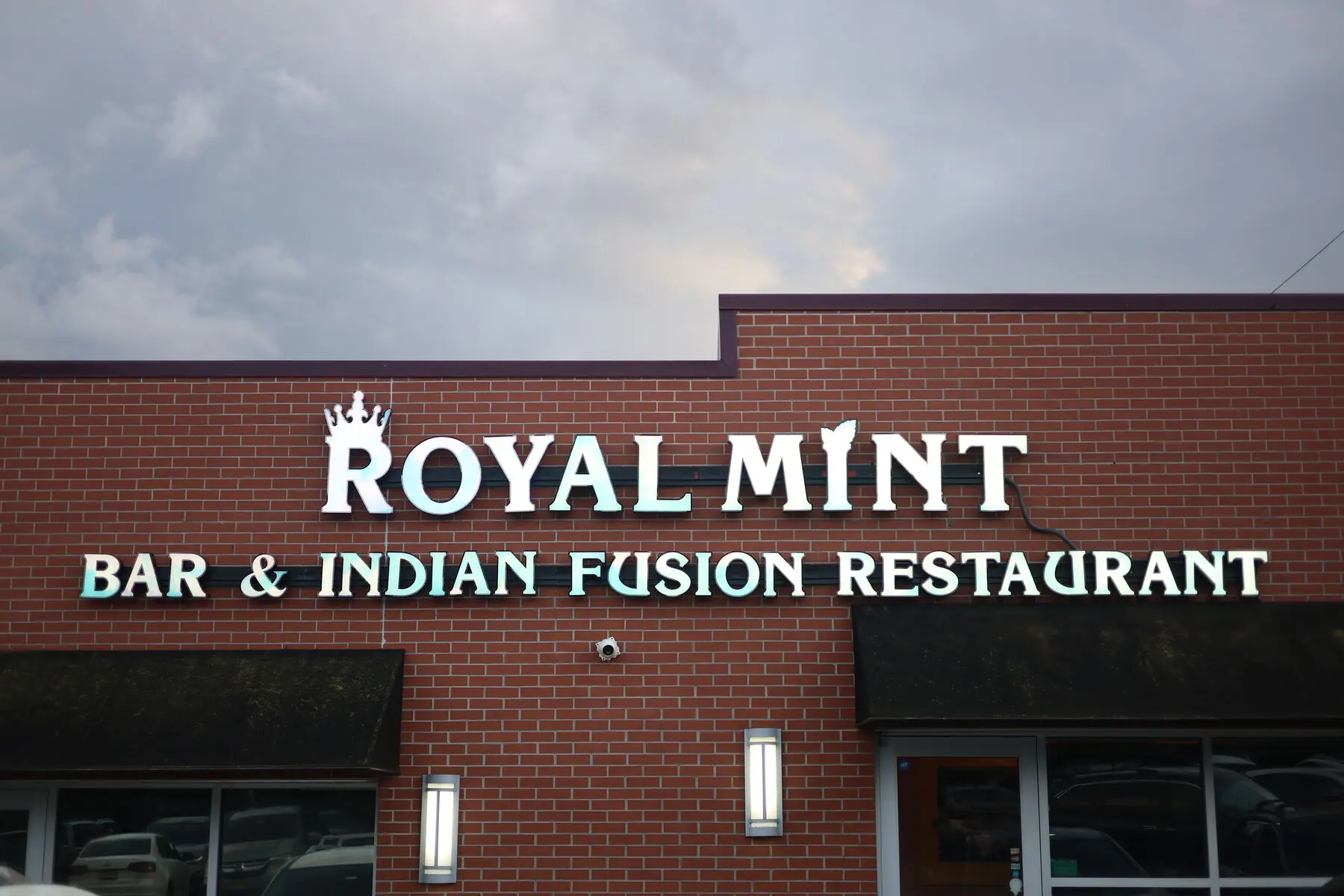 Royal Mint signage on the storefront