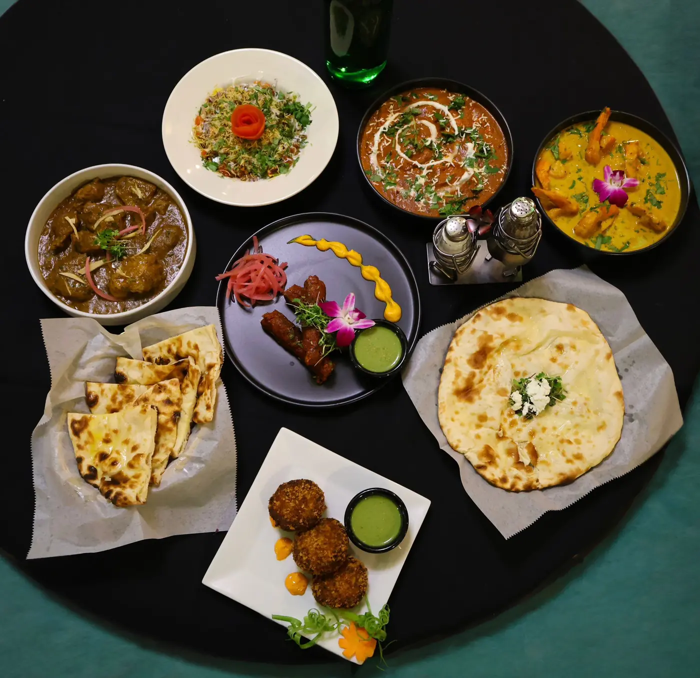 A spread of Royal Mint's signature dishes